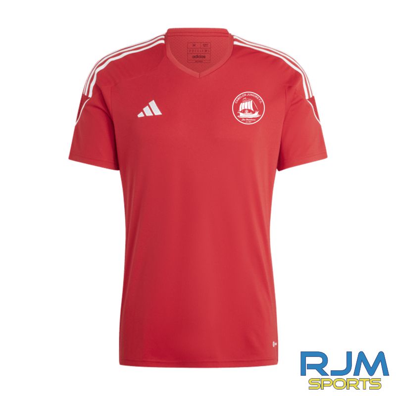 Camelon Juniors FC Adidas Tiro 23 Jersey Team Power Red