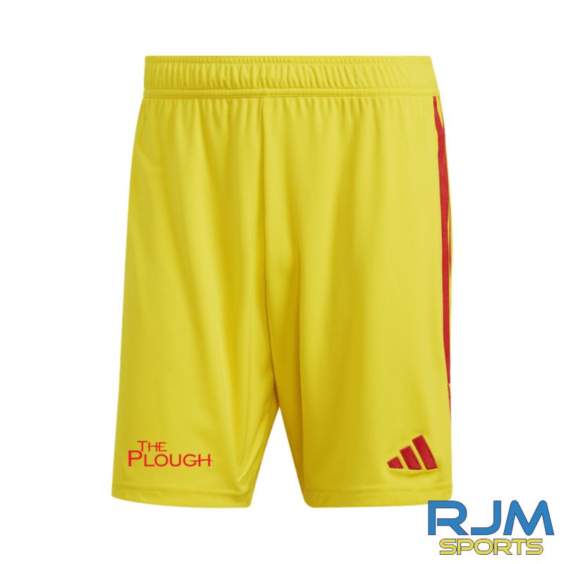 Camelon Juniors FC Adidas Tiro 23 League Home GK Shorts Team Yellow Team Red