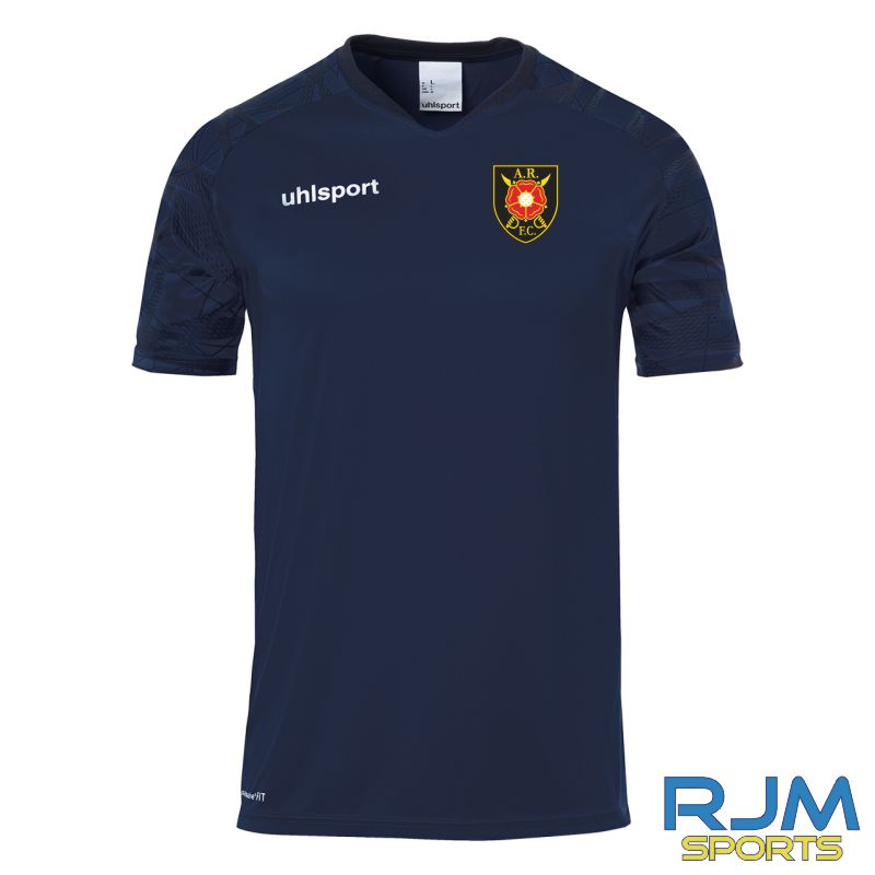 Albion Rovers FC Uhlsport Goal 25 Shirt Navy