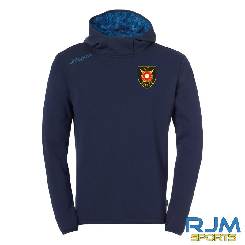 Albion Rovers FC Uhlsport Essential Hoodie Navy