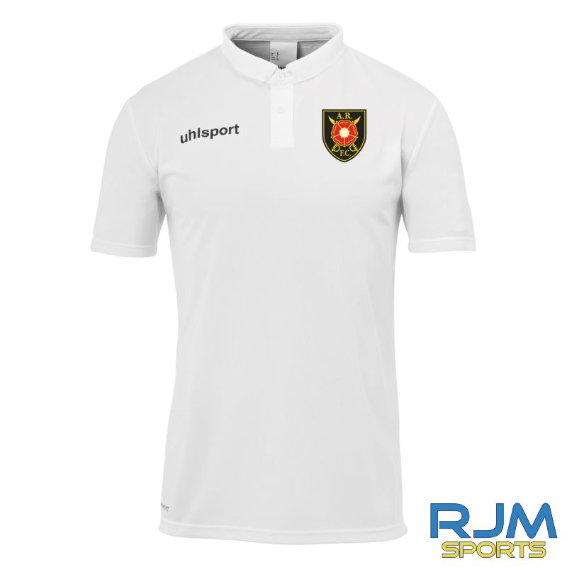Albion Rovers FC Uhlsport Essential Poly Polo Shirt White