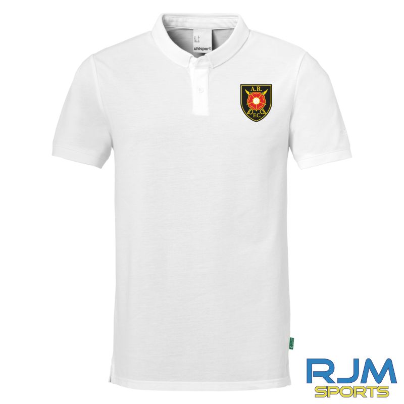 Albion Rovers FC Uhlsport Essential Polo Shirt Prime White