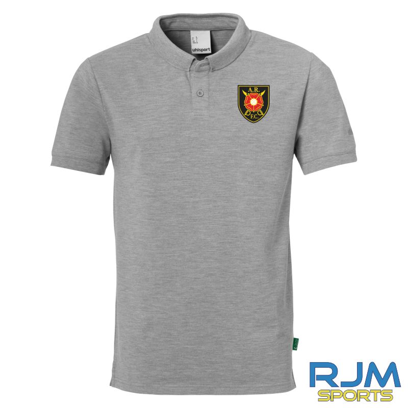 Albion Rovers FC Uhlsport Essential Polo Shirt Prime Dark Grey Melange