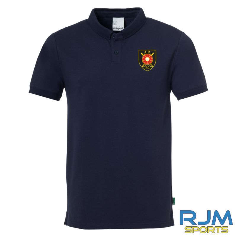 Albion Rovers FC Uhlsport Essential Polo Shirt Prime Navy
