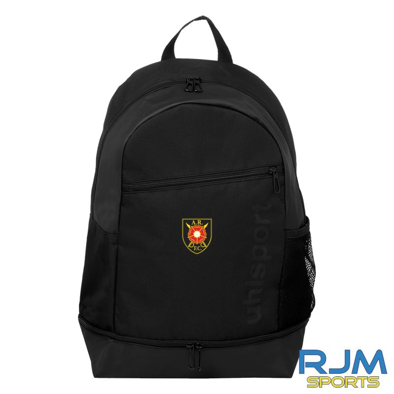 Albion Rovers FC Uhlsport Essential Backpack with Bottom Compartment Black