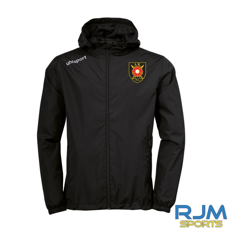 Albion Rovers FC Uhlsport Essential Rain Jacket Black