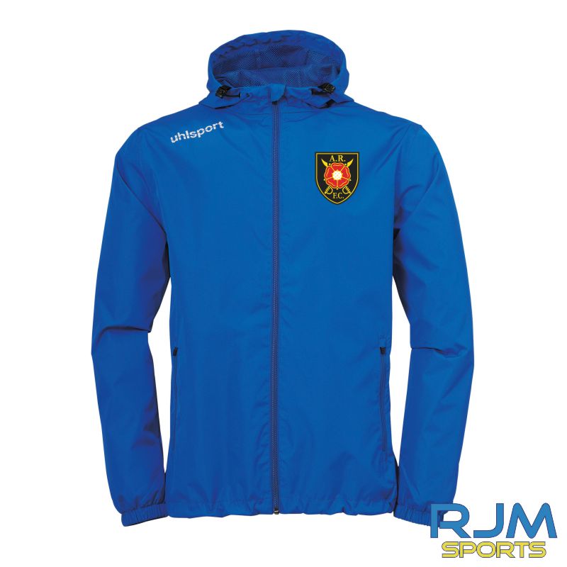 Albion Rovers FC Uhlsport Essential Rain Jacket Azure Blue