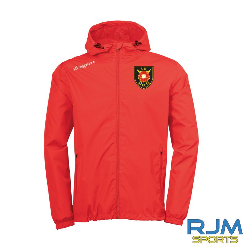 Albion Rovers FC Uhlsport Essential Rain Jacket Red