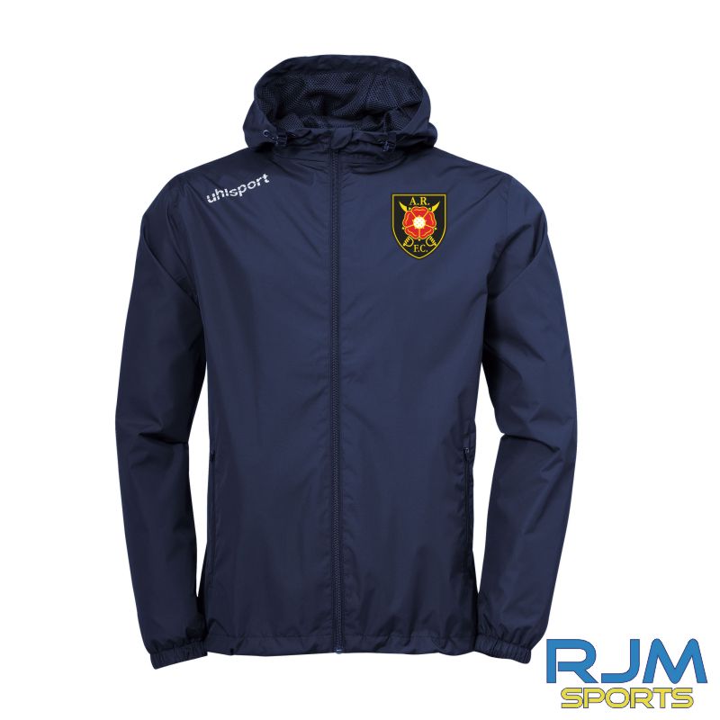 Albion Rovers FC Uhlsport Essential Rain Jacket Navy