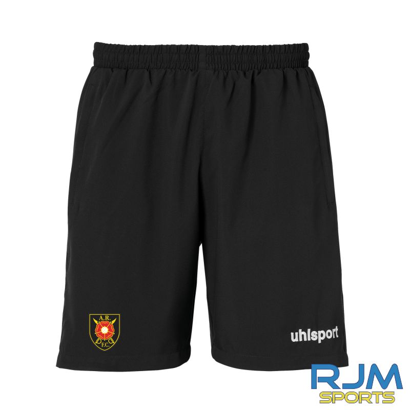 Albion Rovers FC Uhlsport Essential Woven Shorts Black
