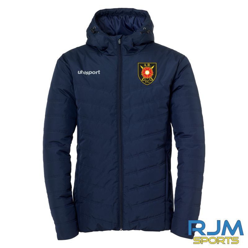 Albion Rovers FC Uhlsport Essential Winter Padded Jacket Navy