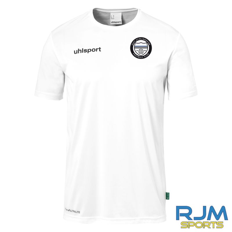 East Stirlingshire FC Uhlsport Essential Functional Shirt White