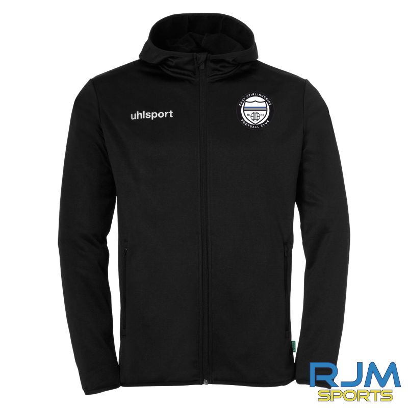 East Stirlingshire FC Uhlsport Essential Fleece Jacket Black