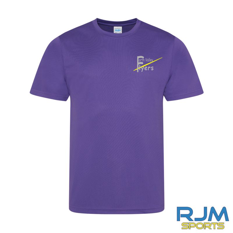 Forth Valley Flyers AWDis Dri Fit T-Shirt Purple
