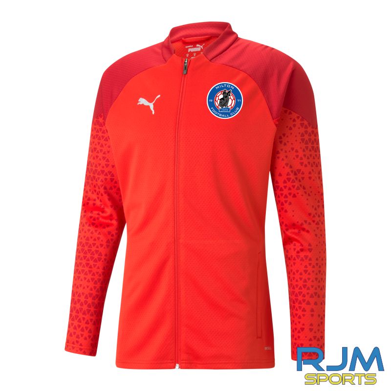 Milton FC Puma Team Cup Training Jacket Red