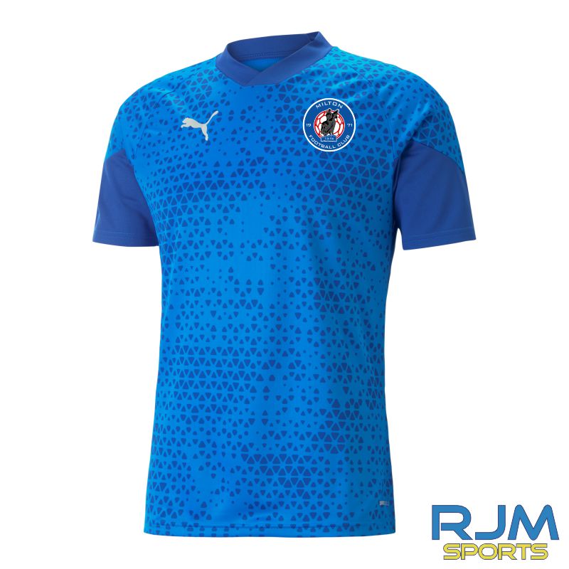 Milton FC Puma Team Cup Training Shirt Electric Blue