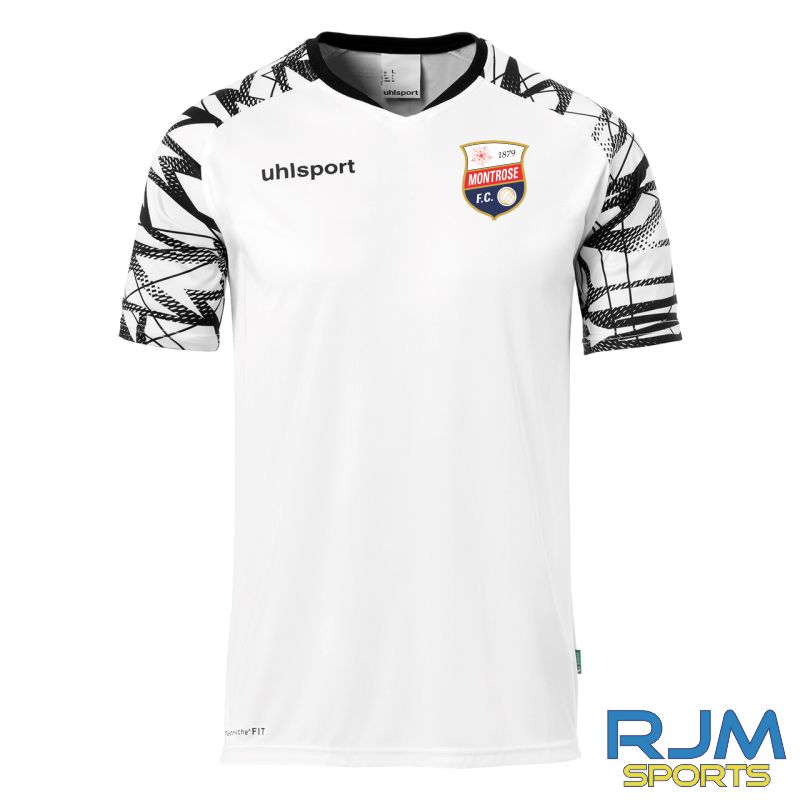 Montrose FC Uhlsport Goal 25 Shirt White/Black