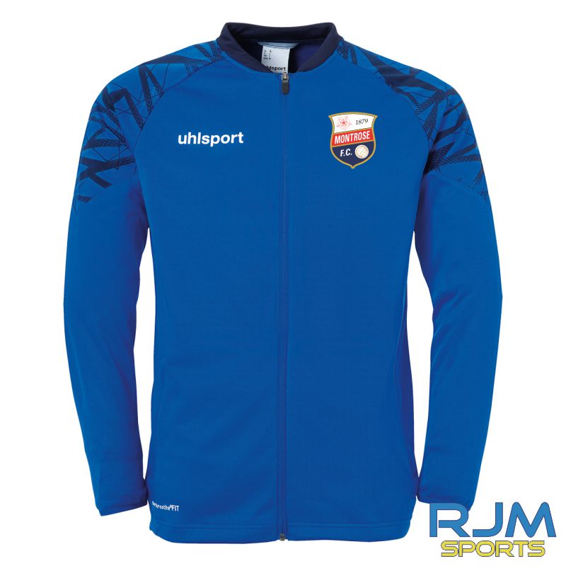 Montrose FC Uhlsport Goal 25 Poly Jacket Azure Blue