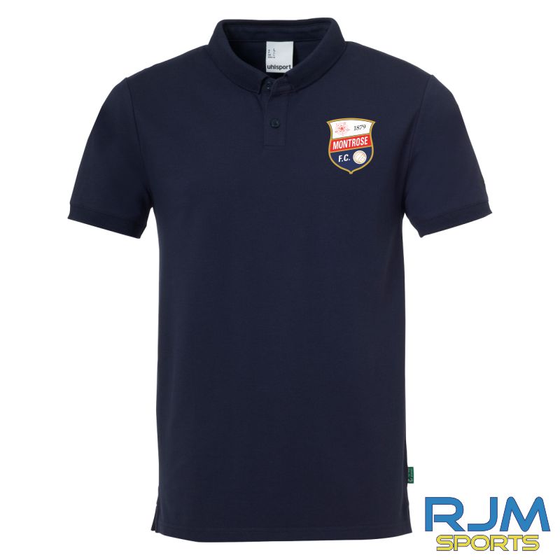 Montrose FC Uhlsport Essential Polo Shirt Prime Navy