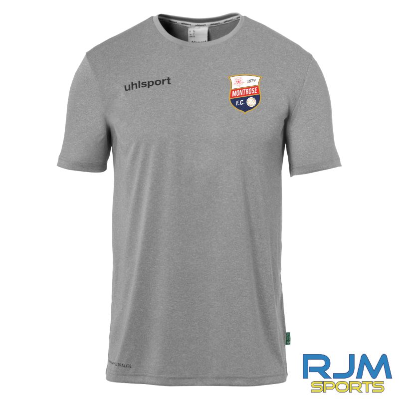 Montrose FC Uhlsport Essential Functional Shirt Dark Grey Melange