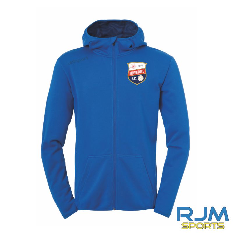 Montrose FC Uhlsport Essential Hood Jacket Azure Blue