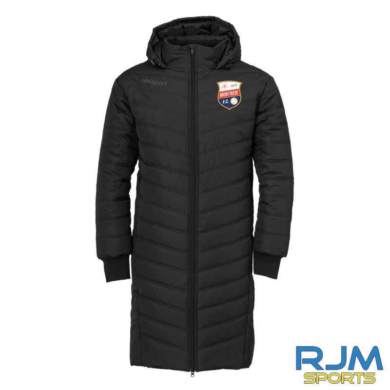 Montrose FC Uhlsport Essential Winter Bench Jacket Black