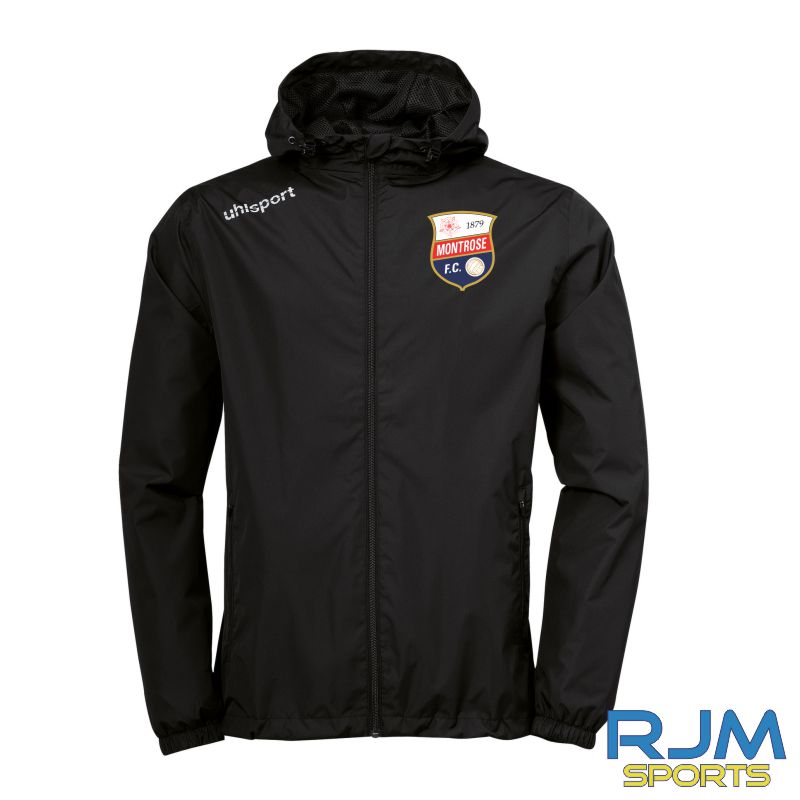 Montrose FC Uhlsport Essential Rain Jacket Black