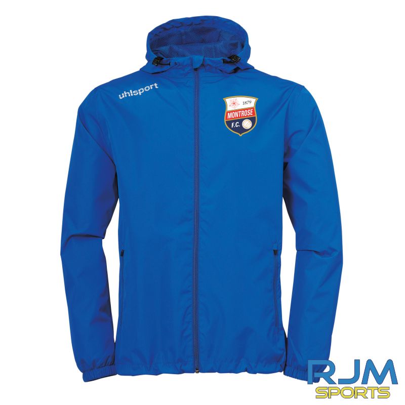 Montrose FC Uhlsport Essential Rain Jacket Azure Blue