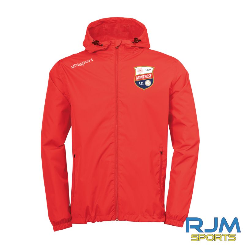 Montrose FC Uhlsport Essential Rain Jacket Red