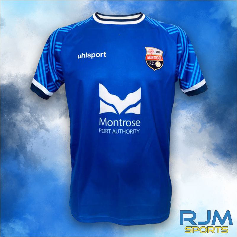 Montrose FC 2023/24 Uhlsport Home Shirt Azure Blue