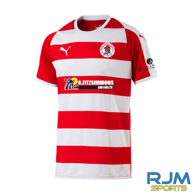 Bonnyrigg Rose FC 2023/24 Home Shirt Red/White