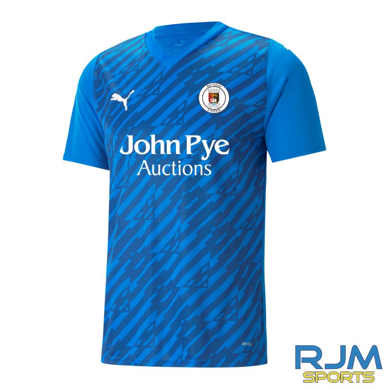 Bo'ness Utd FC Puma Team Ultimate Home Shirt Electric Blue