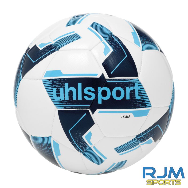 Stenhousemuir FC Uhlsport Team Classic Football White/Navy/Ice Blue Size 3