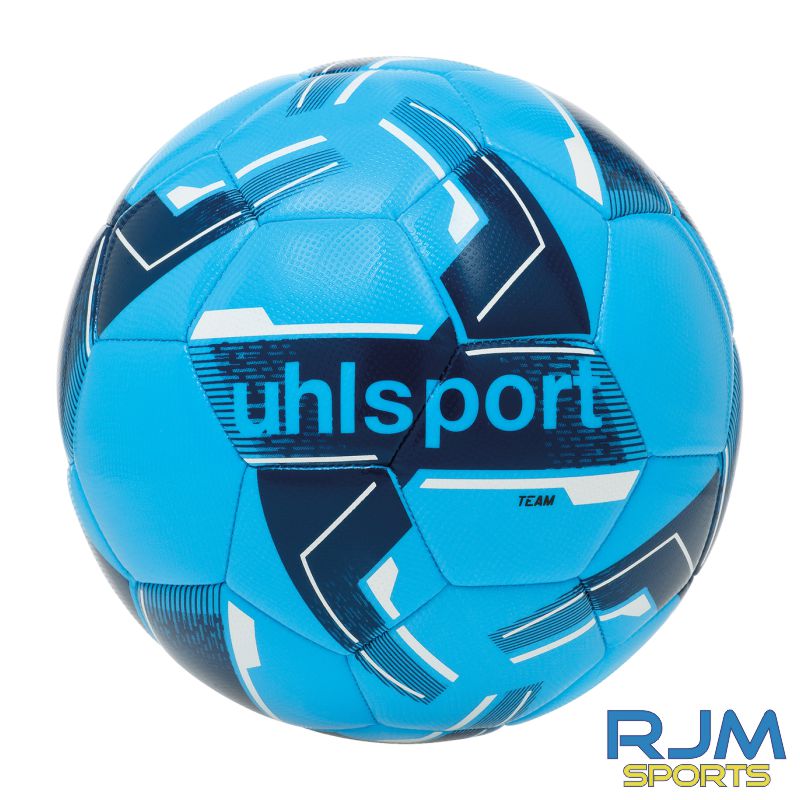 Stenhousemuir FC Uhlsport Team Classic Football Ice Blue/Navy/White Size 3