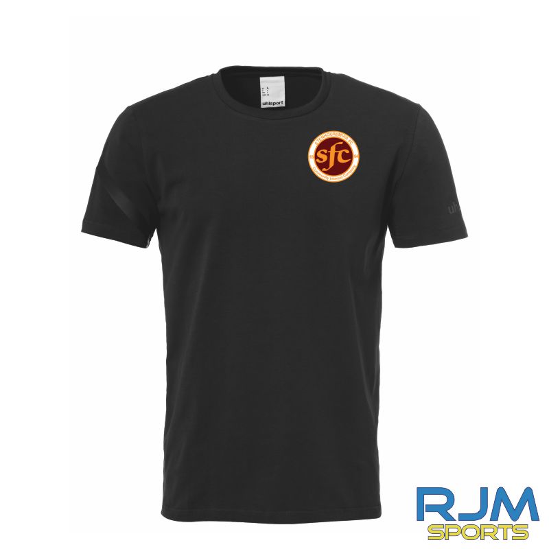 Stenhousemuir FC Uhlsport Essential Pro Shirt Black