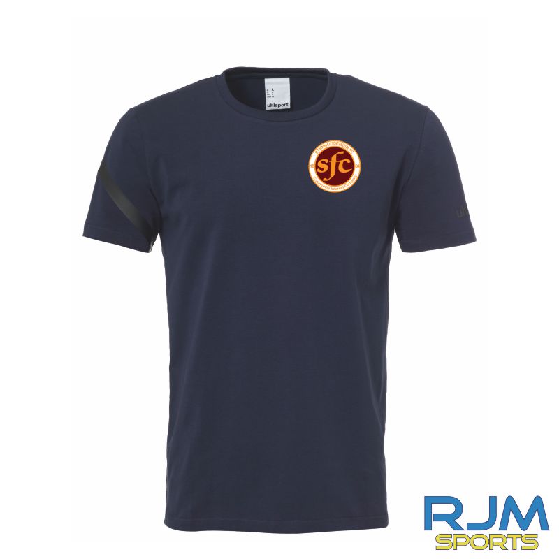 Stenhousemuir FC Uhlsport Essential Pro Shirt Navy