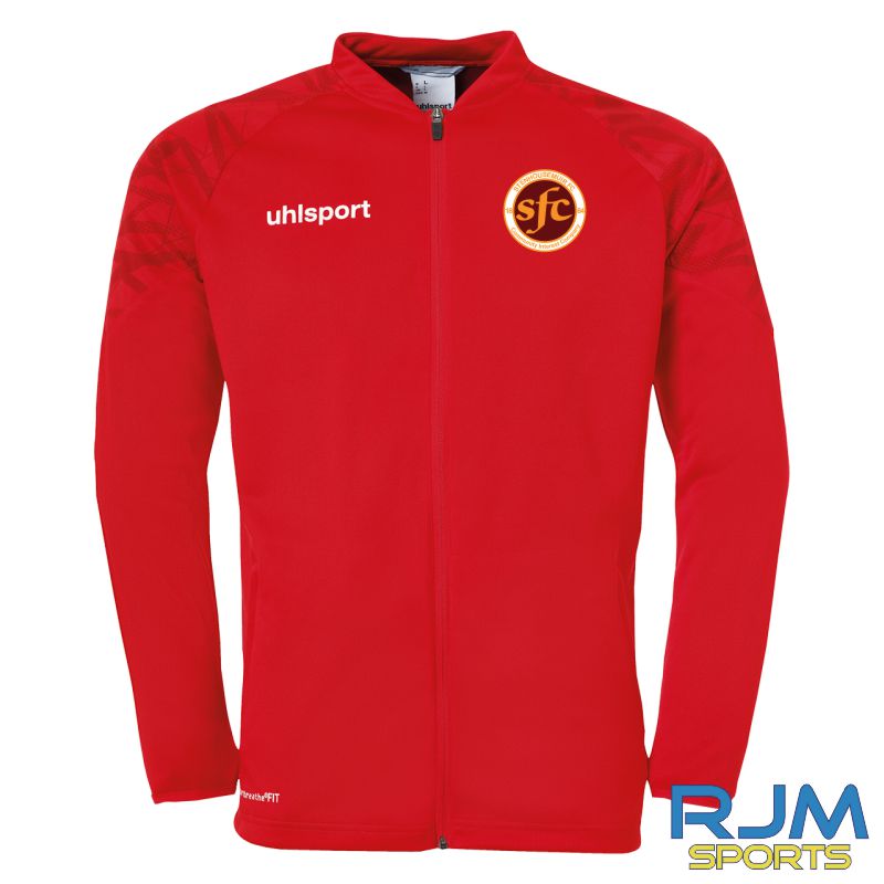 Stenhousemuir FC Uhlsport Goal 25 Poly Jacket Red/White