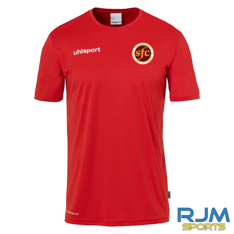 Stenhousemuir FC Uhlsport Essential Functional Shirt Red