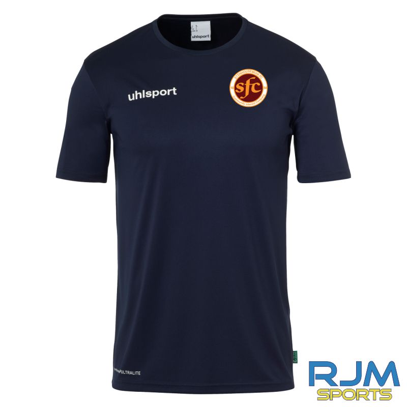 Stenhousemuir FC Uhlsport Essential Functional Shirt Navy