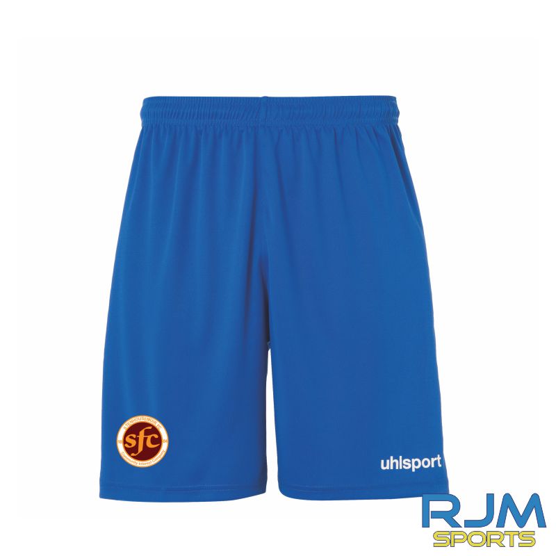 Stenhousemuir FC Uhlsport Centre Basic Shorts Azure Blue