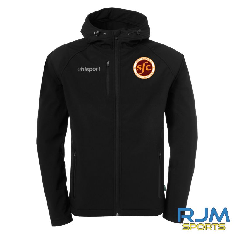 Stenhousemuir FC Uhlsport Essential Soft Shell Jacket Black
