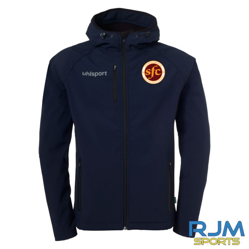 Stenhousemuir FC Uhlsport Essential Soft Shell Jacket Navy