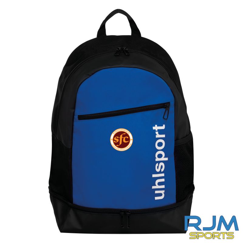 Stenhousemuir FC Uhlsport Essential Backpack with Bottom Compartment Azure Blue