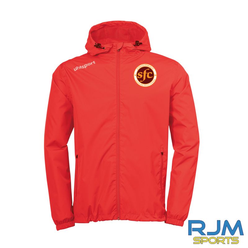 Stenhousemuir FC Uhlsport Essential Rain Jacket Red