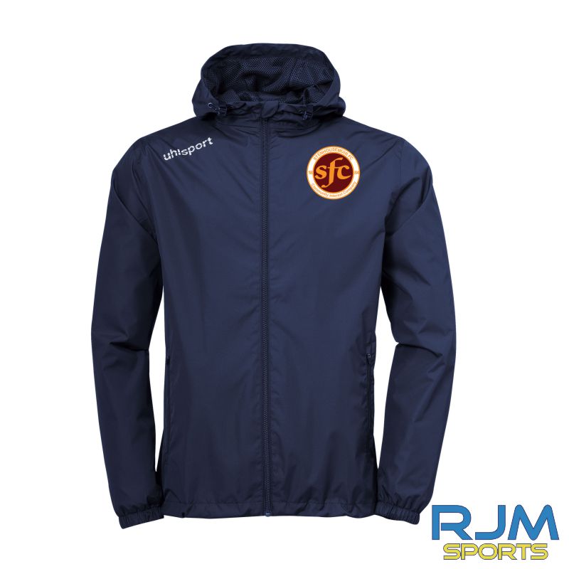 Stenhousemuir FC Uhlsport Essential Rain Jacket Navy