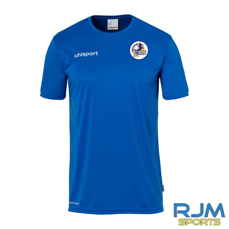 Cumbernauld Colts FC Training Uhlsport Essential Functional Shirt Azure Blue