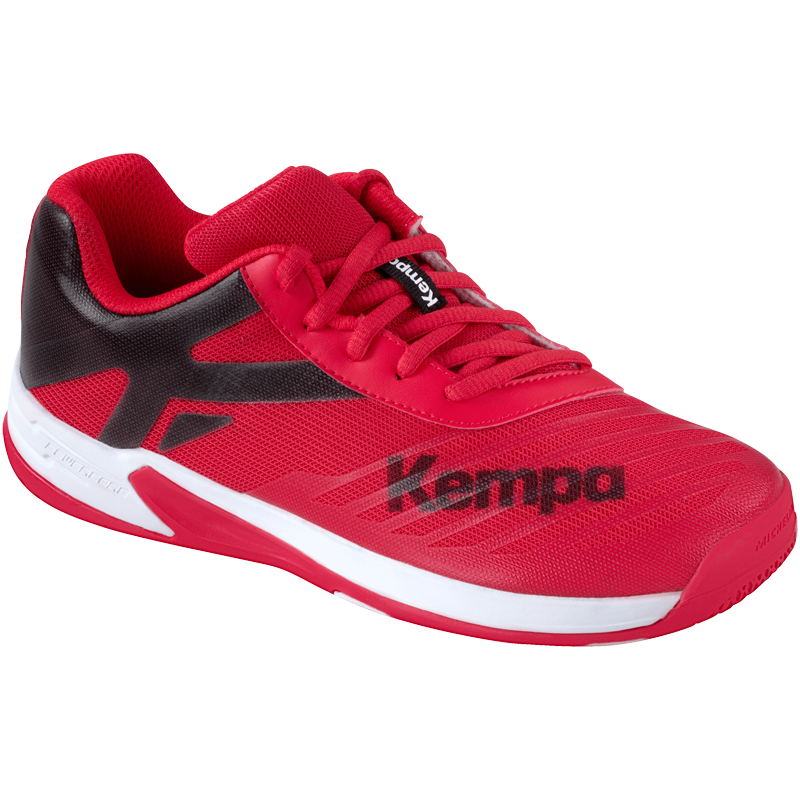 Kempa Junior Wing 2.0 Shoes Black/Red (complete laces)