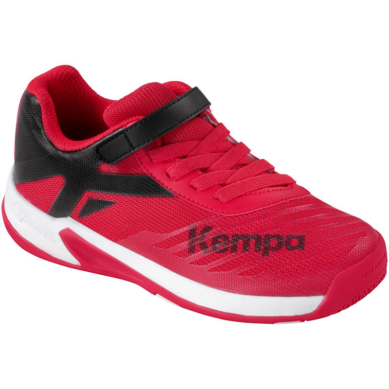 Kempa Junior Wing 2.0 Shoes Black/Red (velcro closure)