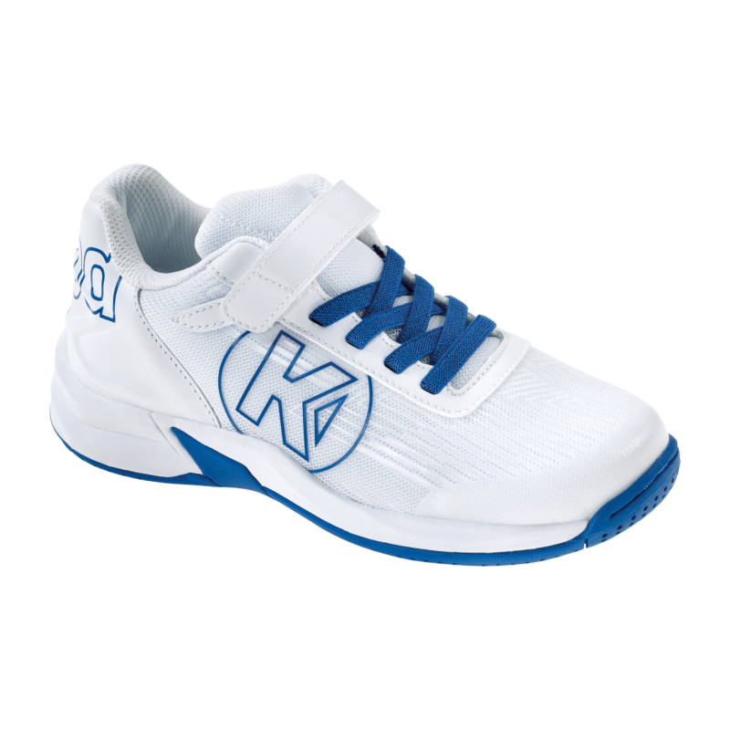 Kempa Junior Attack 2.0 Shoes White/Classic Blue (velcro closure)