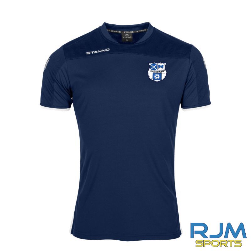Calderbraes FC Stanno Pride Coaches T-Shirt Navy/White